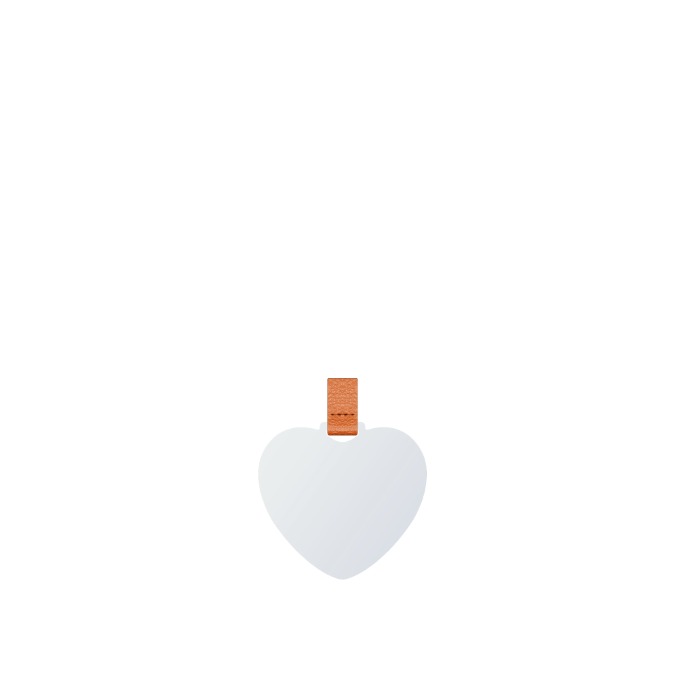 Mirror Heart Bohemian "ORANGE" Gold