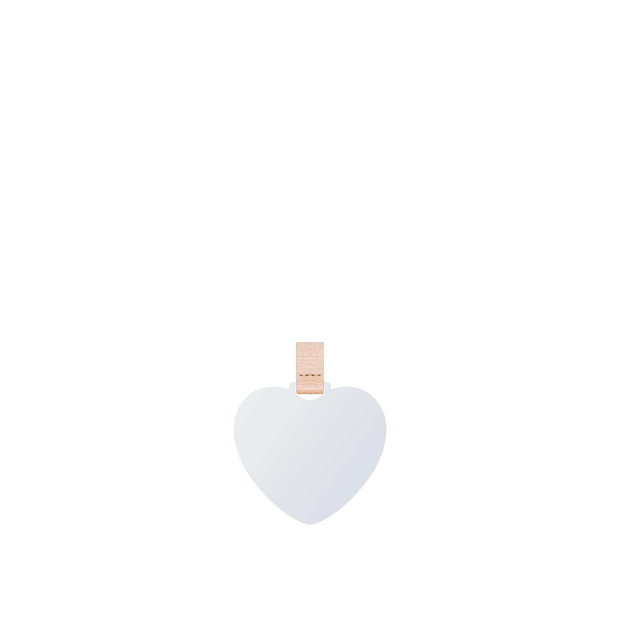 Mirror Heart Bohemian "NUDE" Gold
