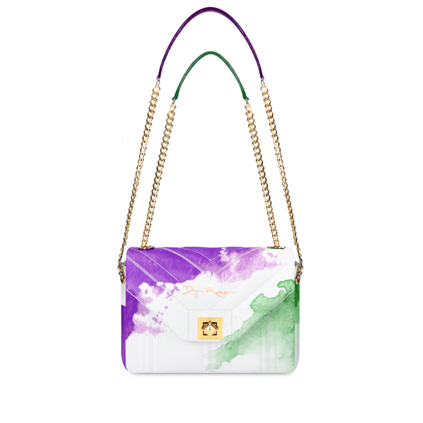 Vanesa Rio maľovaná potlač "BIELA" Zlatá