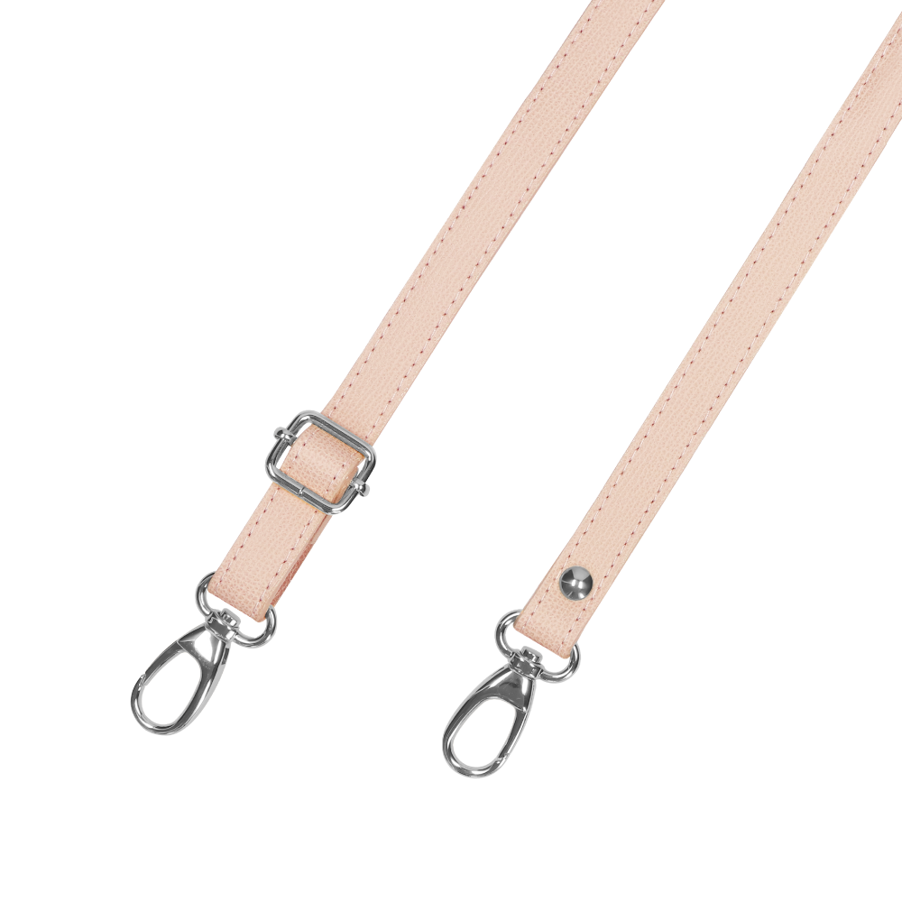 Popruh regulovatelný Bohemian "NUDE" Stříbrná