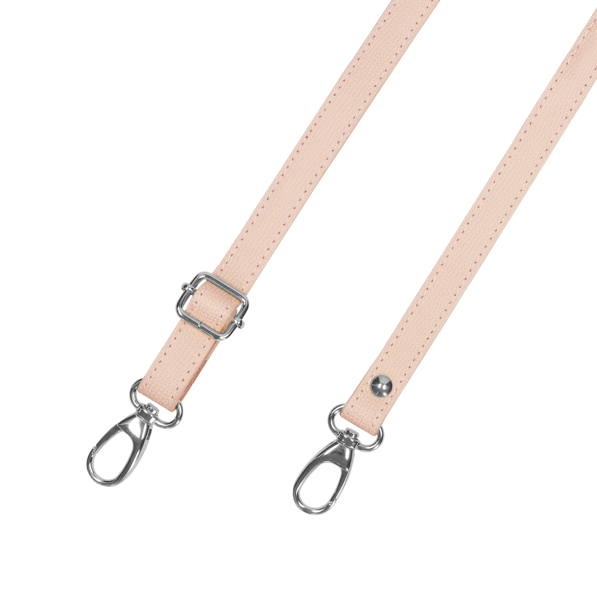 Popruh regulovatelný Bohemian "NUDE" Stříbrná