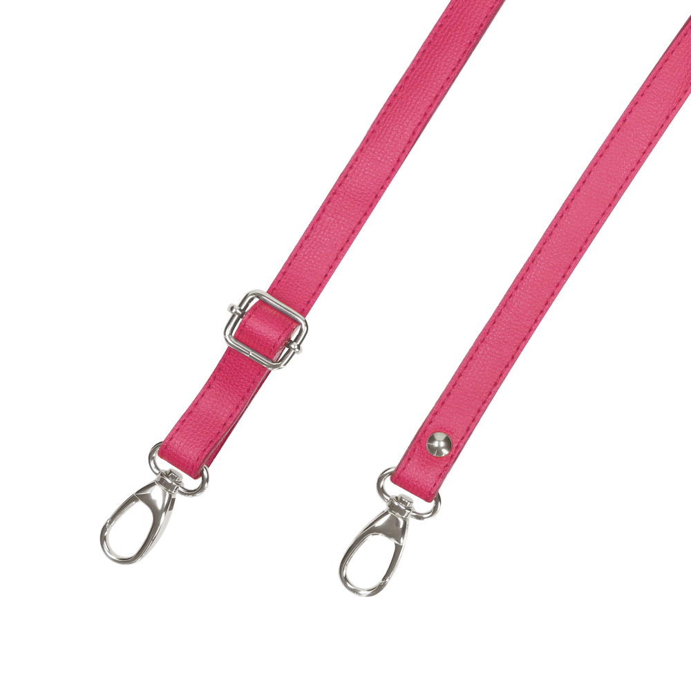 Strap adjustable Bohemian "FUCHSIA" Silver