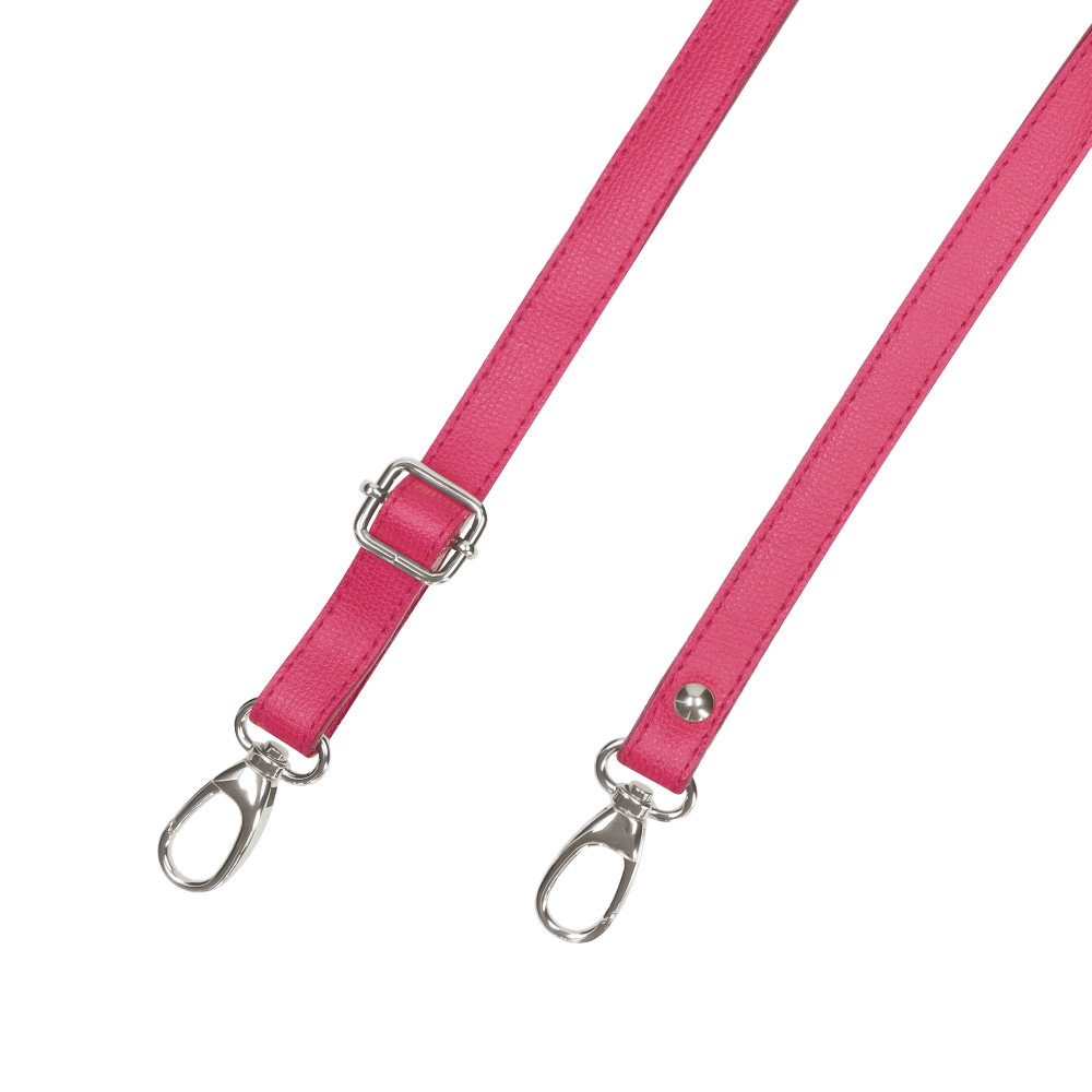 Strap adjustable Bohemian "FUCHSIA" Silver