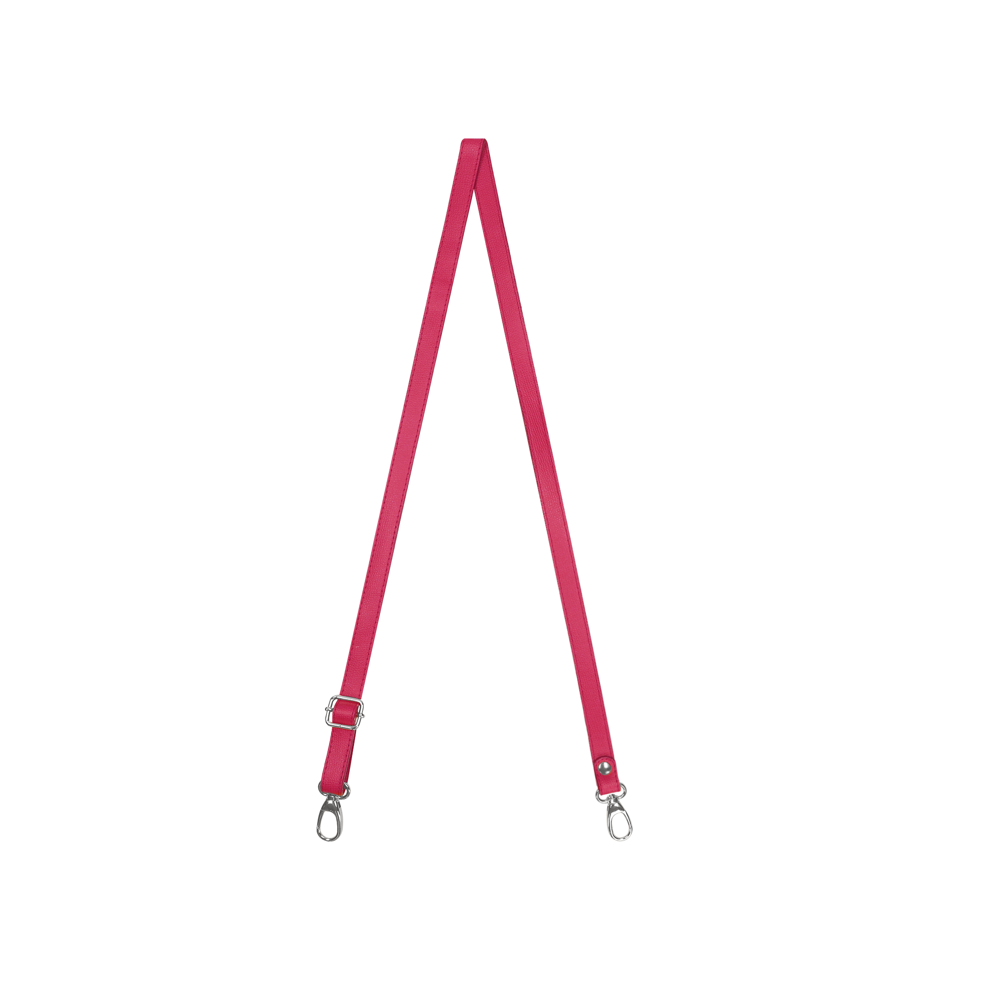 Strap adjustable Bohemian "FUCHSIA" Silver