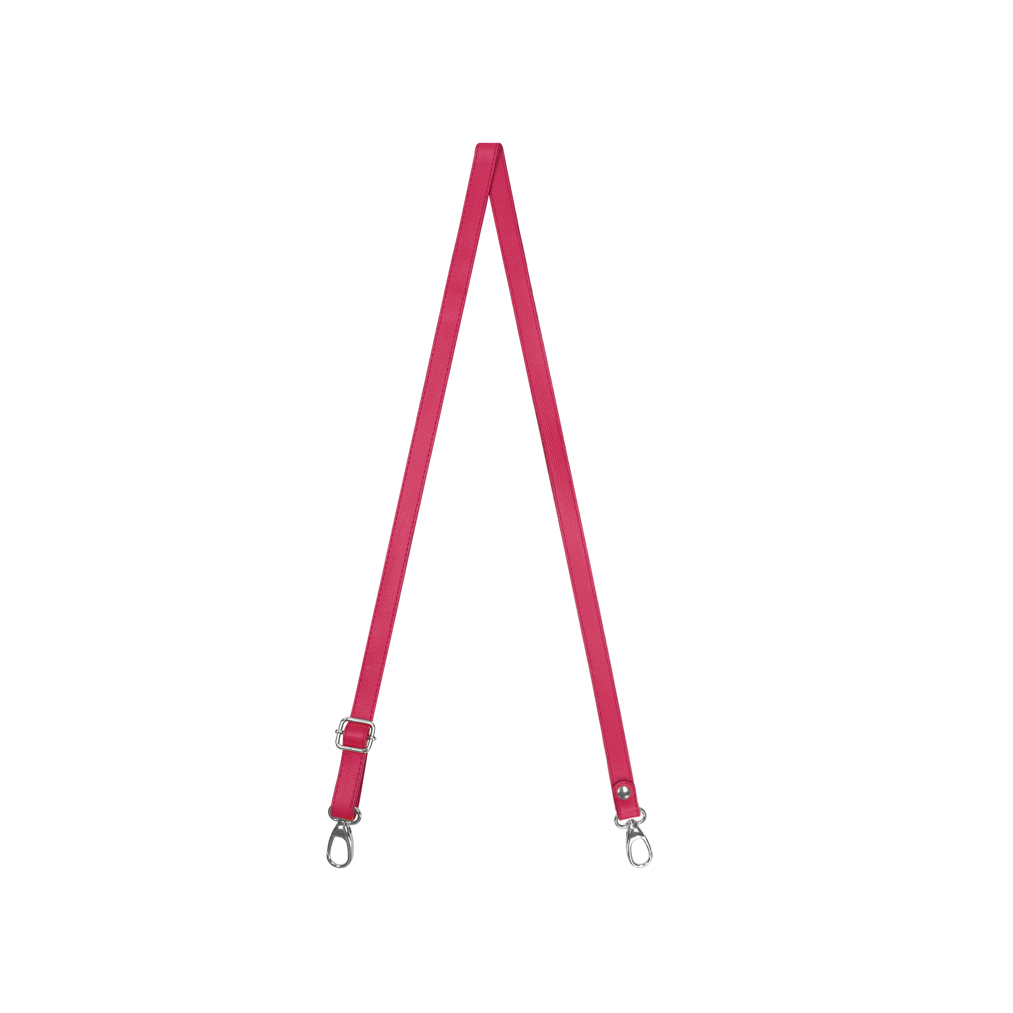 Strap adjustable Bohemian "FUCHSIA" Silver