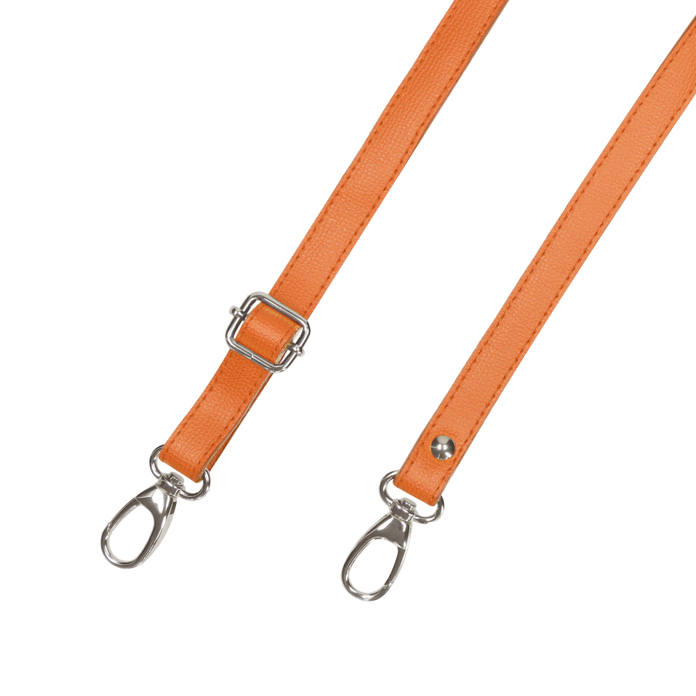 Strap adjustable Bohemian "ORANGE" Silver