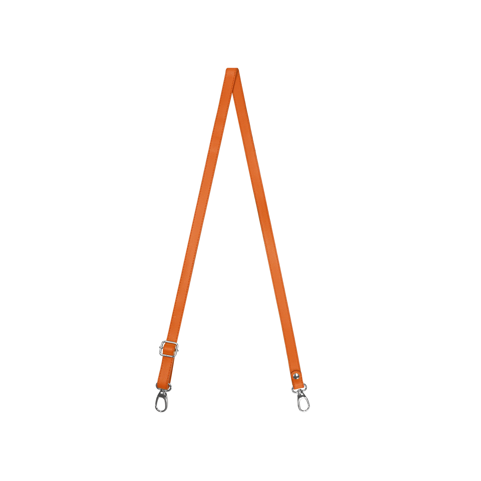 Strap adjustable Bohemian "ORANGE" Silver