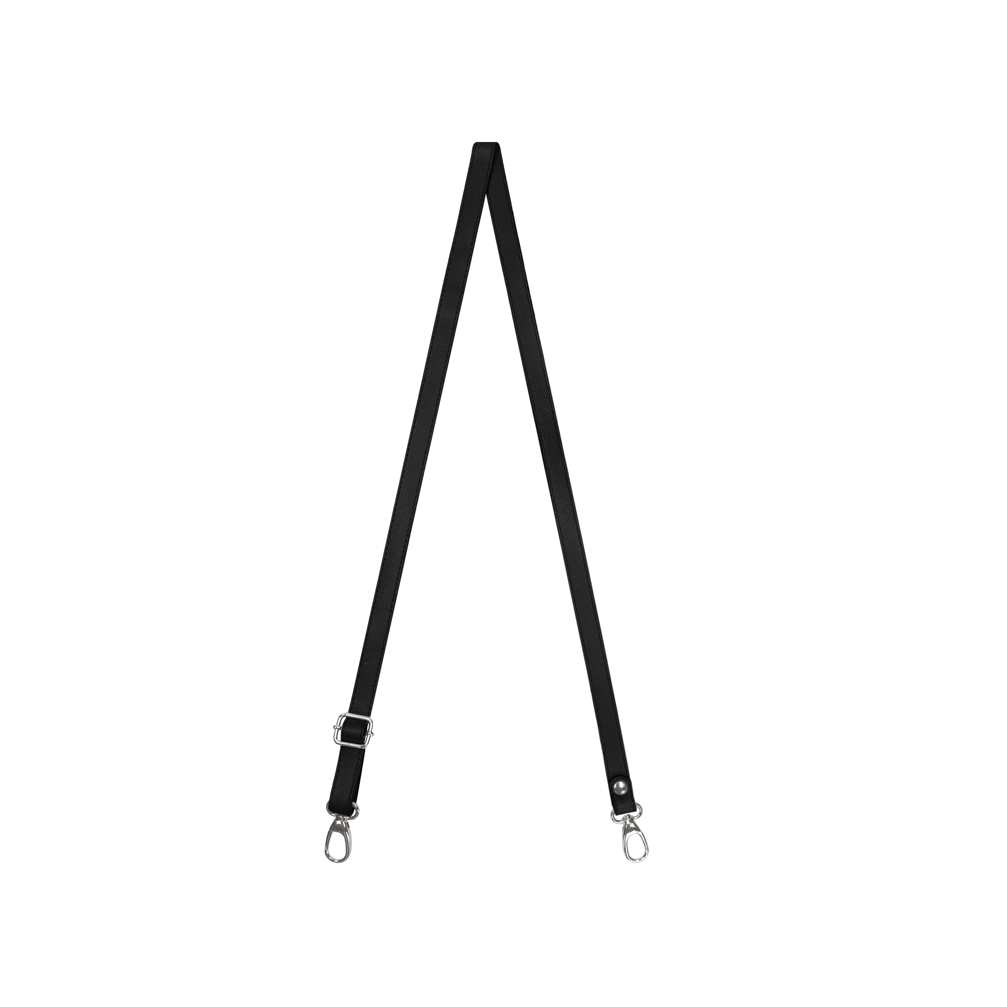 Strap adjustable Bohemian "NERO" Silver