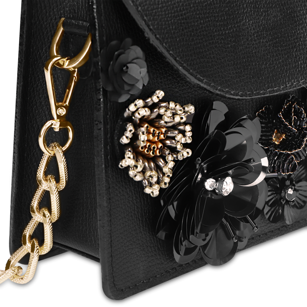 Khloe VIVI Bohemian "NERO" Gold