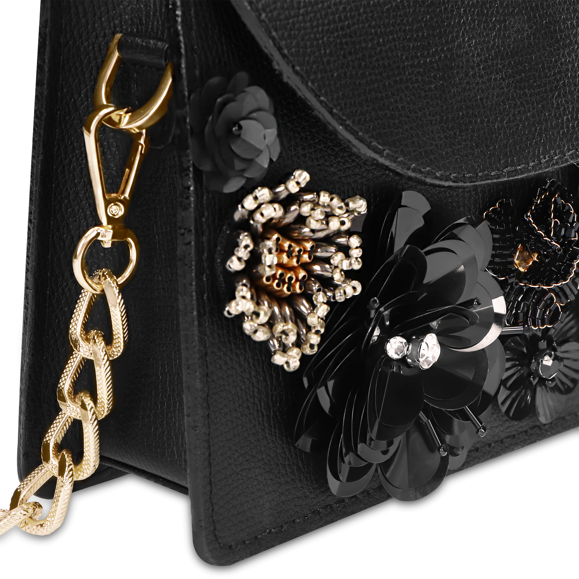 Khloe VIVI Bohemian "NERO" Gold