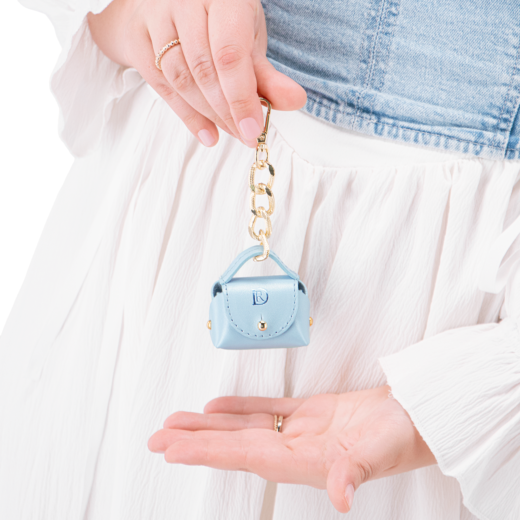 Pendant Minihandbag Atlantis "LIGHT BLUE"
