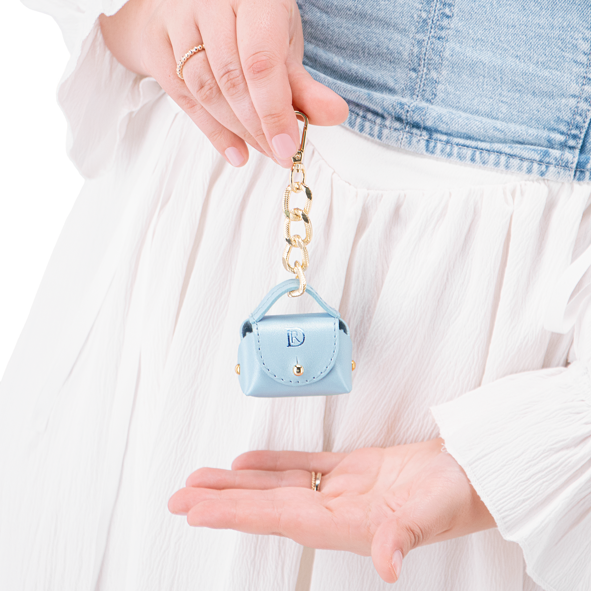 Pendant Minihandbag Atlantis "LIGHT BLUE"