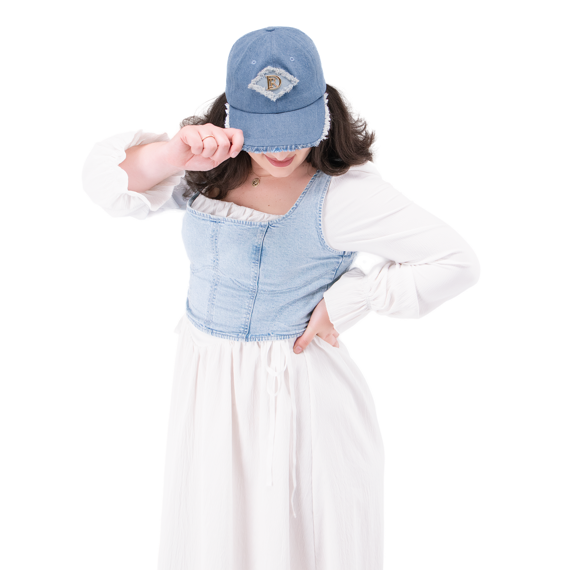  Kšiltovka Atlantis "BLEDOMODRÁ" Unisex Zlatá