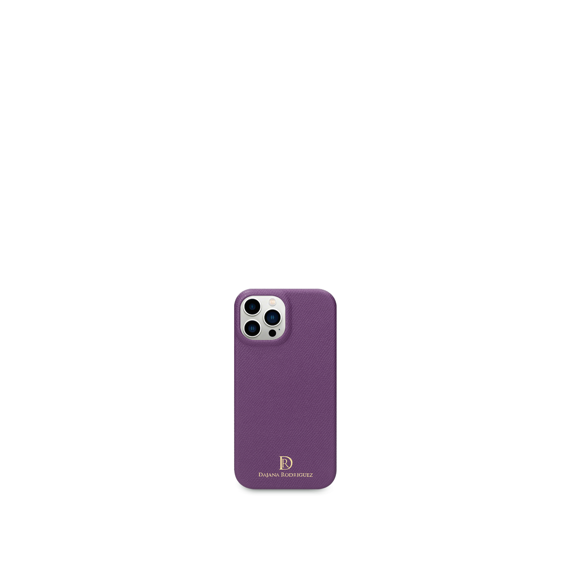 iPhone 13 Pro case "DARK PURPLE" Gold