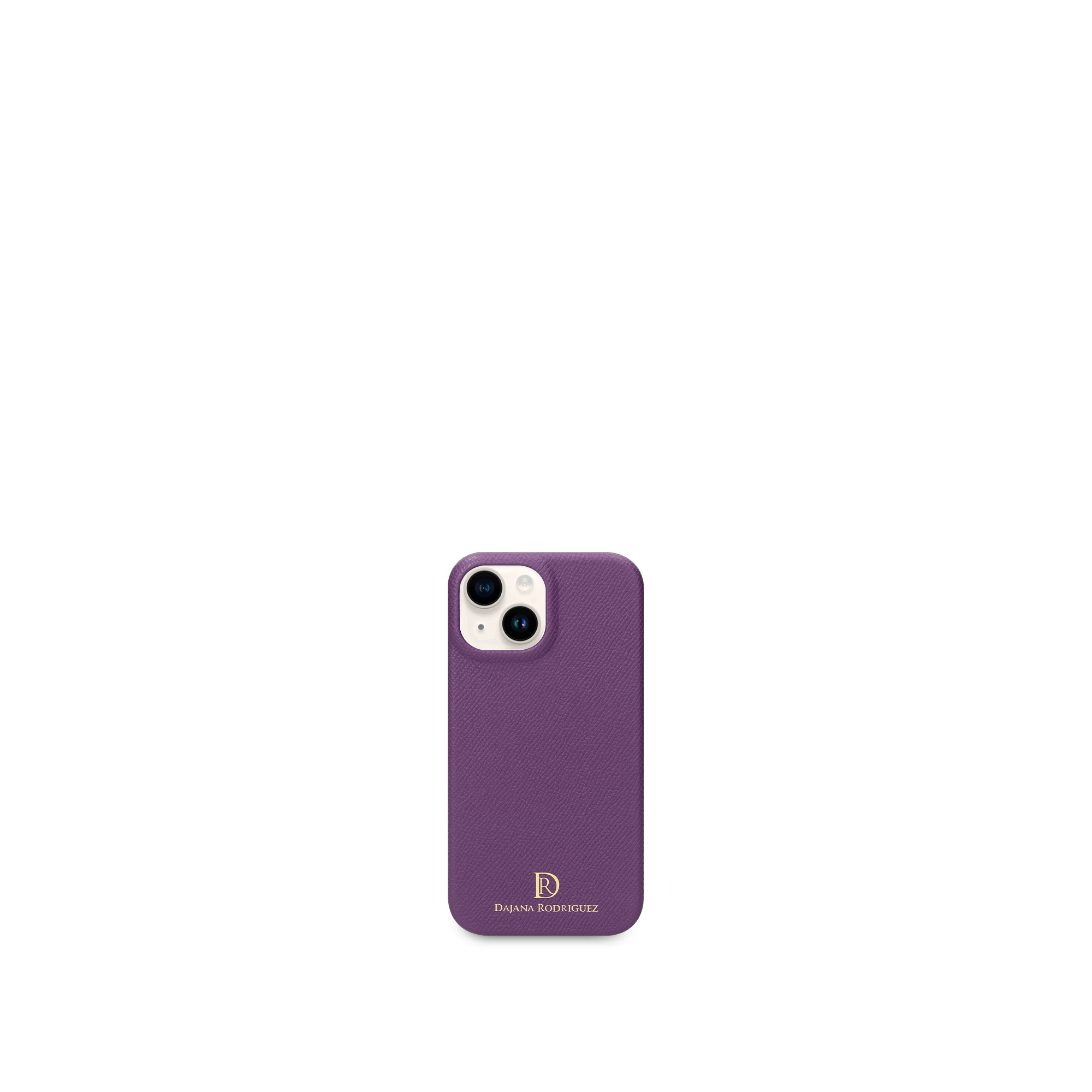 iPhone 14 case "DARK PURPLE" Gold