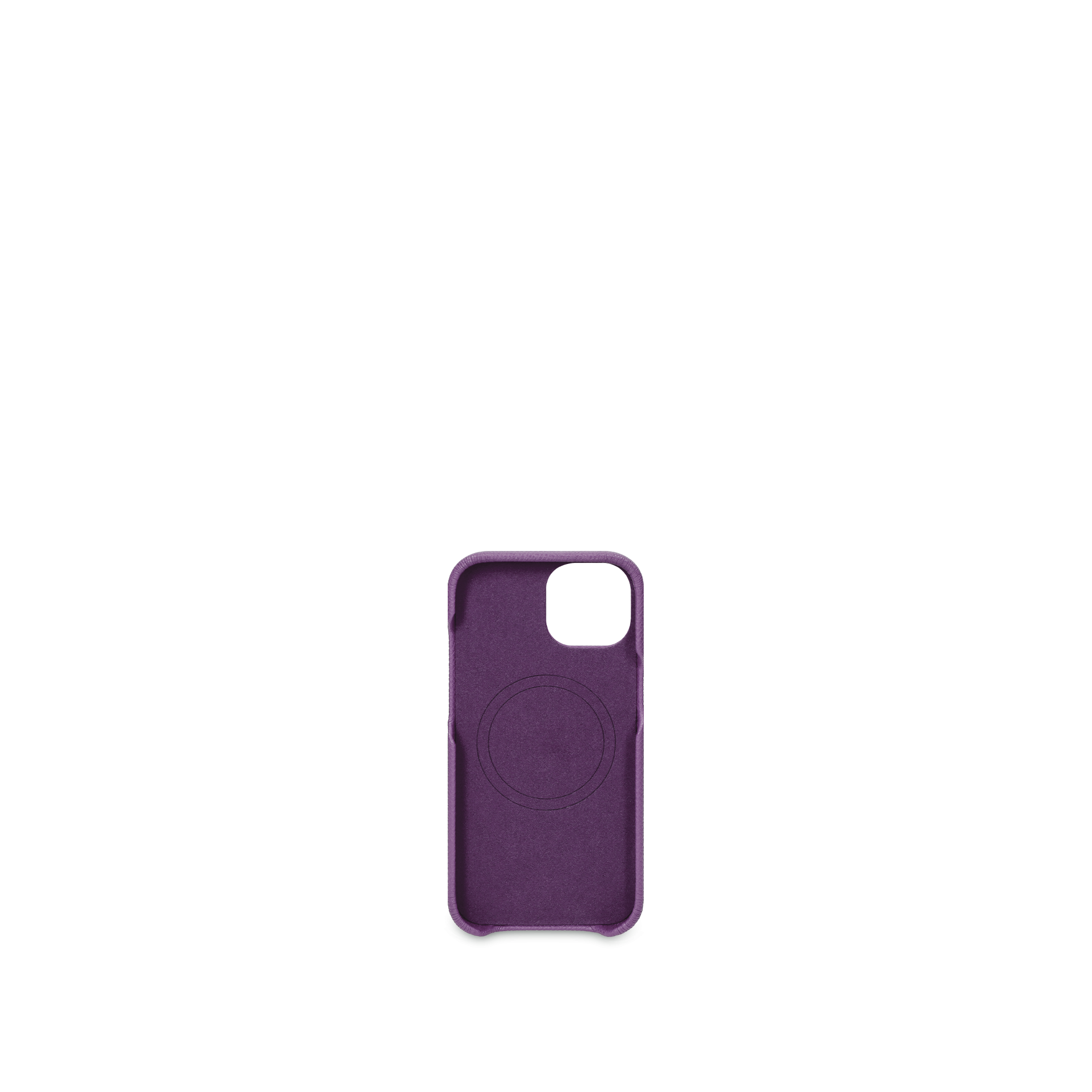 iPhone 14 Plus case "DARK PURPLE" Gold