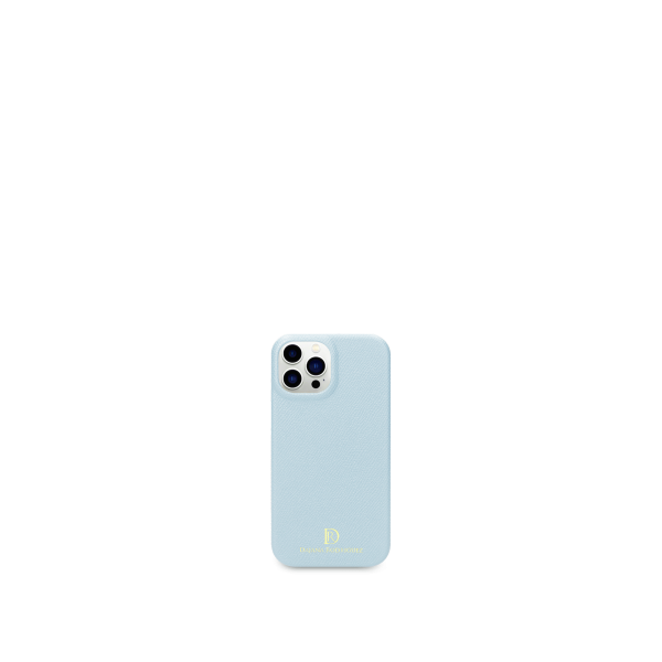 iPhone 13 Pro Max case "LIGHT BLUE" Gold