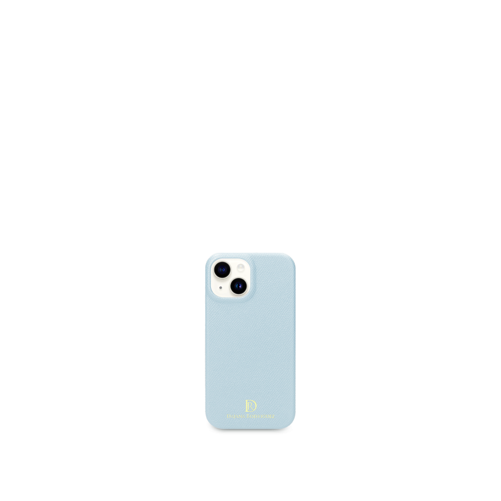 Kryt iPhone 14 "BLEDOMODRÝ" Zlatý