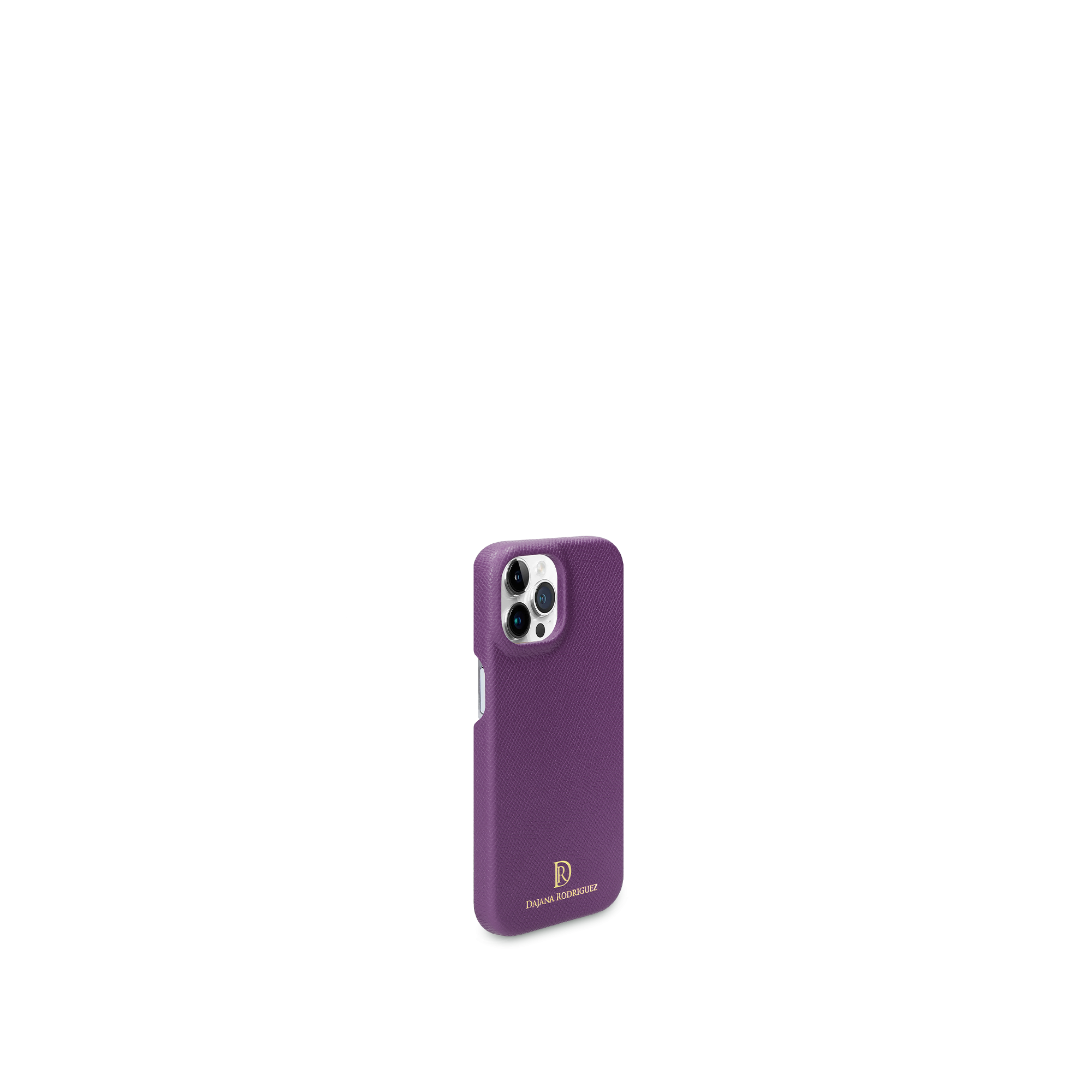 iPhone 14 Pro case "DARK PURPLE" Gold