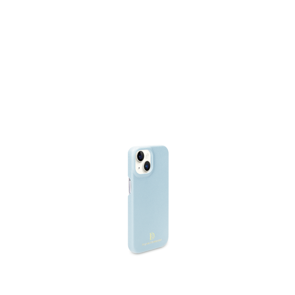 iPhone 15 Plus case "LIGHT BLUE" Gold