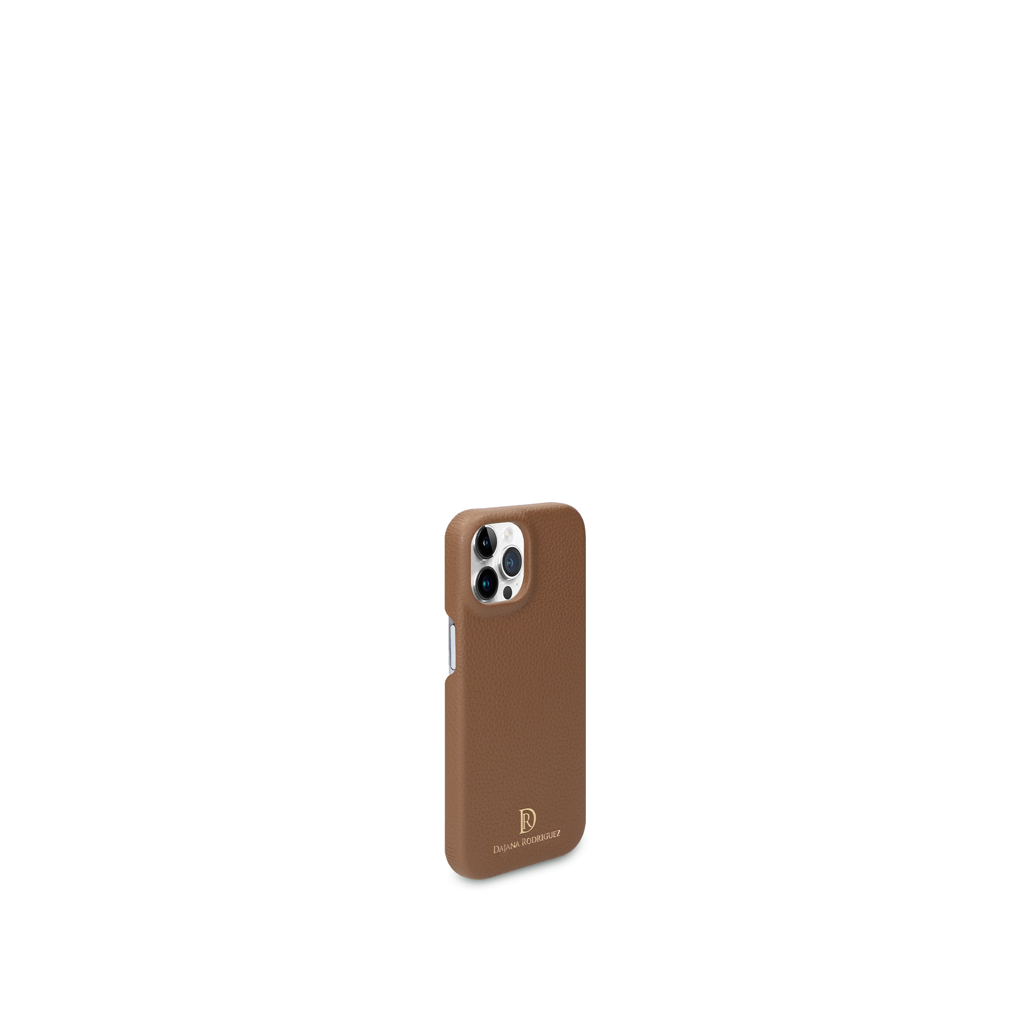 iPhone 15 Pro case "BROWN" Gold