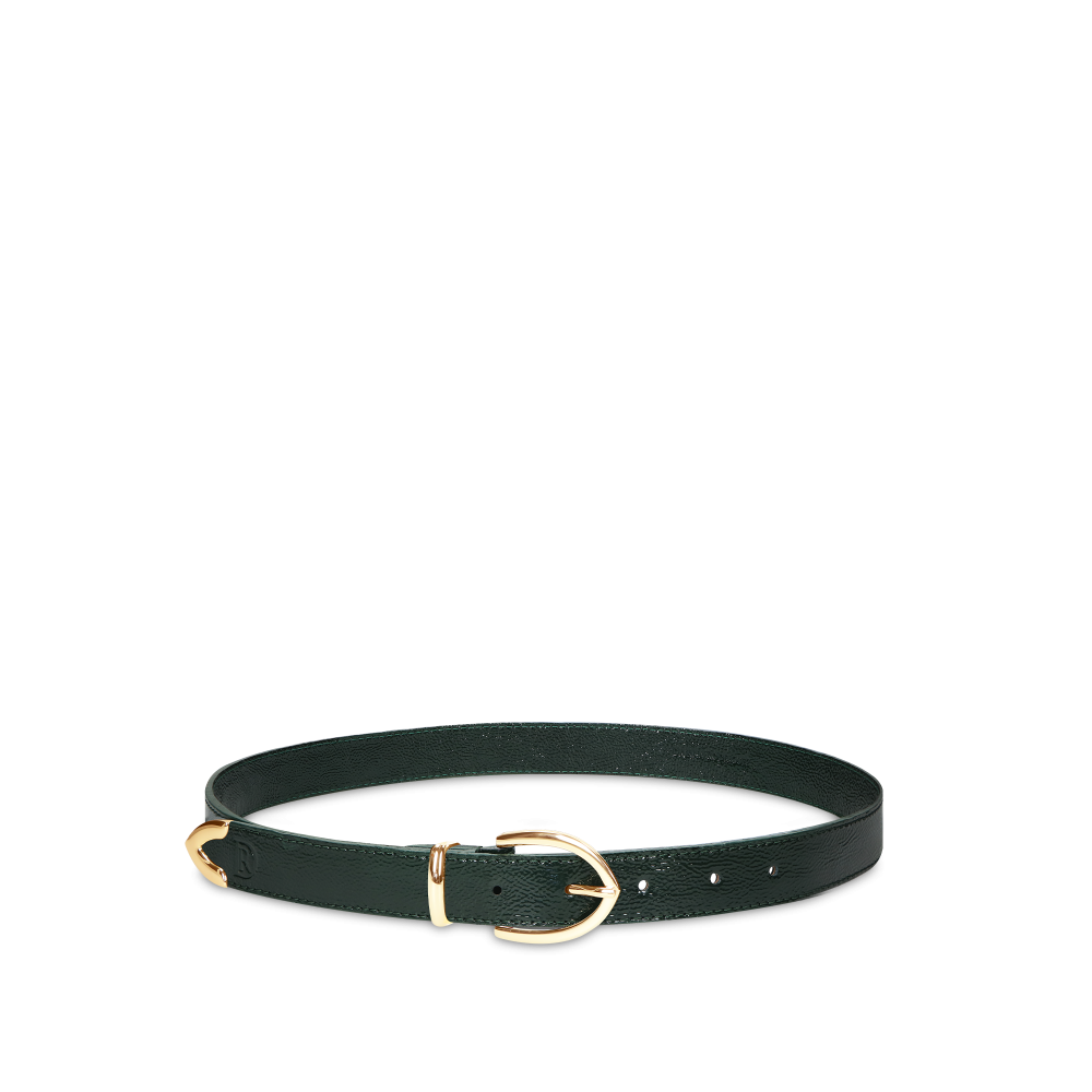 Dámský pásek Lady D "TMAVĚ ZELENÁ"