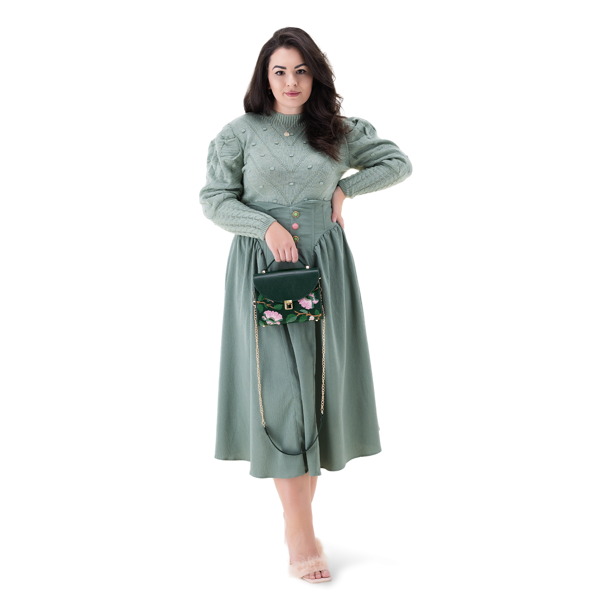 Bella Lady D "VERDE OSCURO"