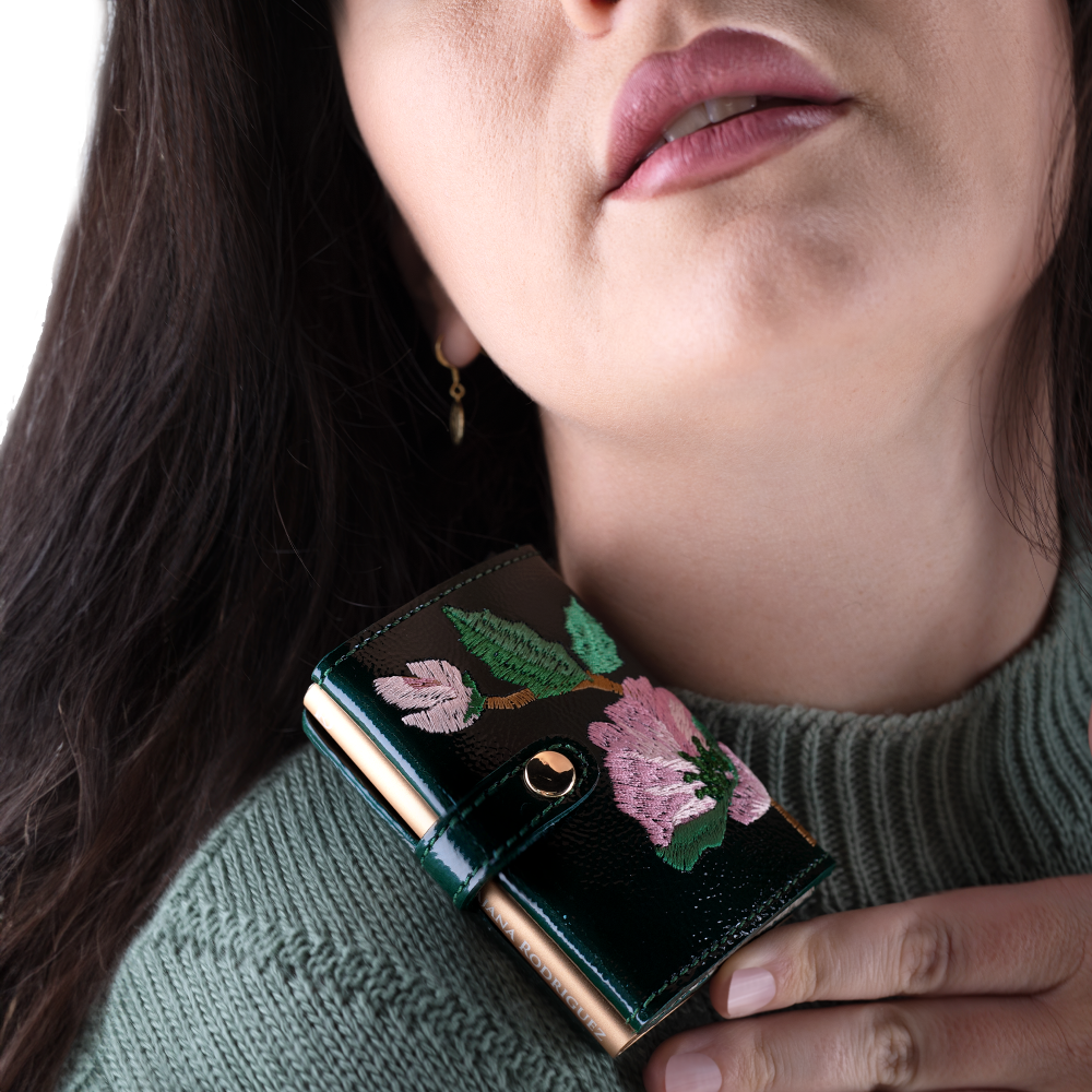 Cardholder Lady D "TMAVĚ ZELENÝ" 