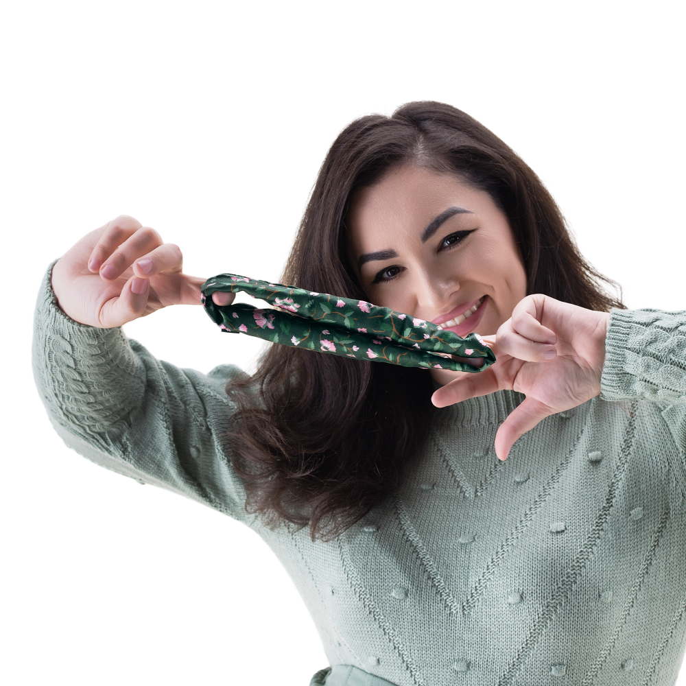 Hair band L Lady D "DARK GREEN"