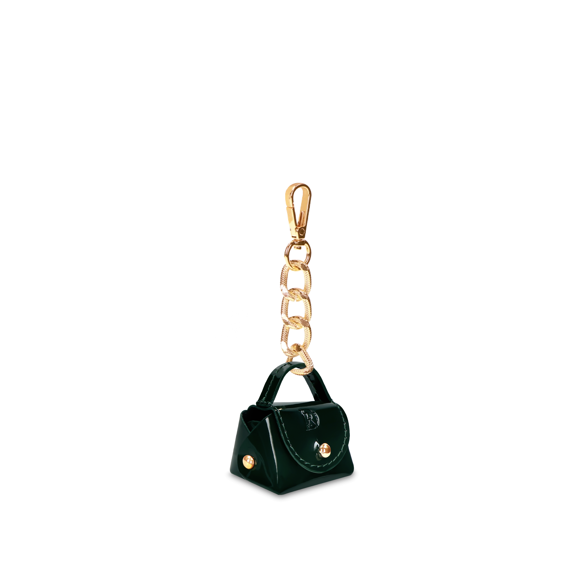 Colgante Minibolso Lady D "VERDE OSCURO"