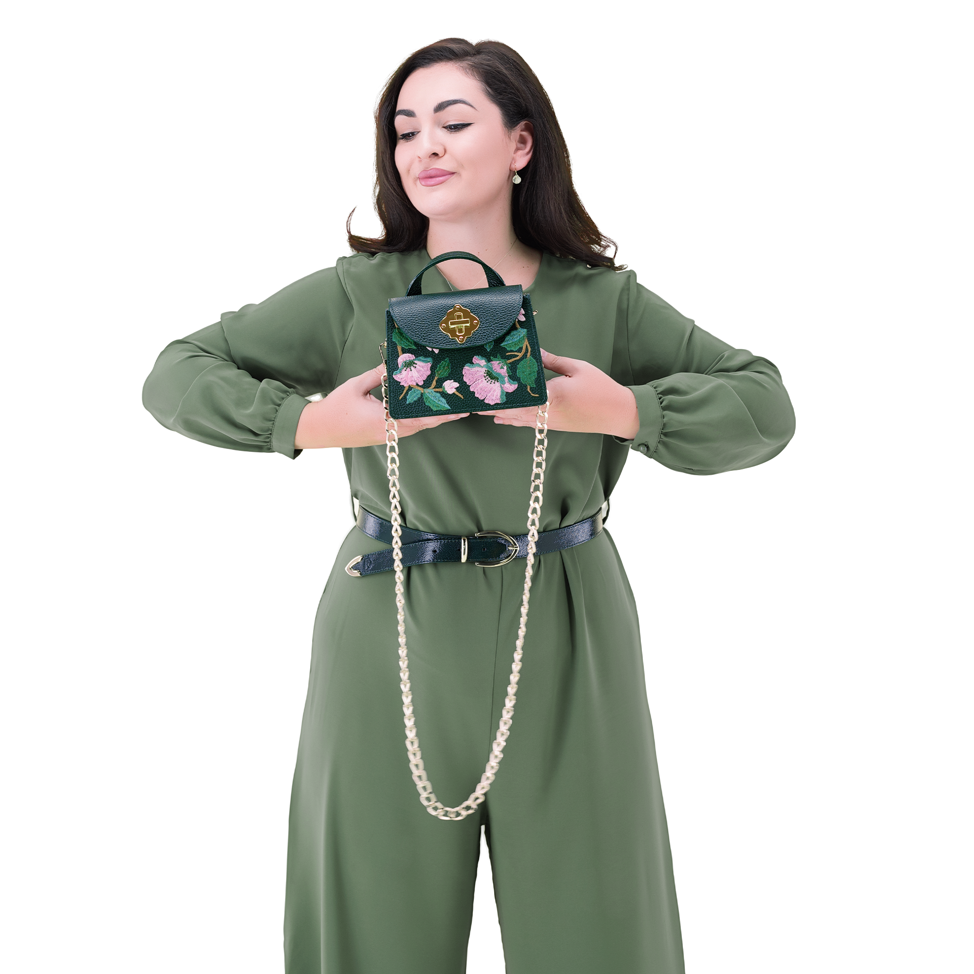 Khloe Lady D "DARK GREEN"