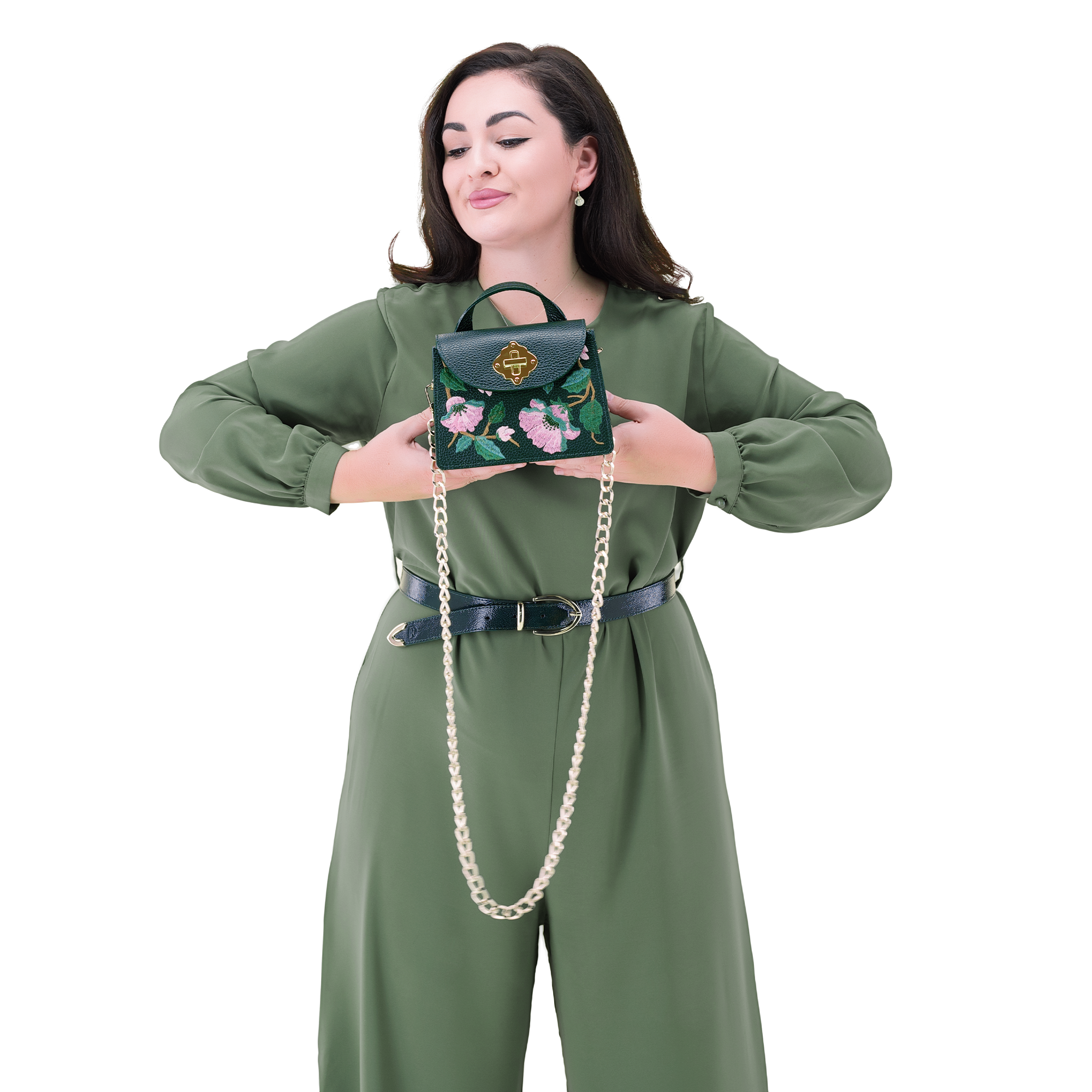 Khloe Lady D "DARK GREEN"