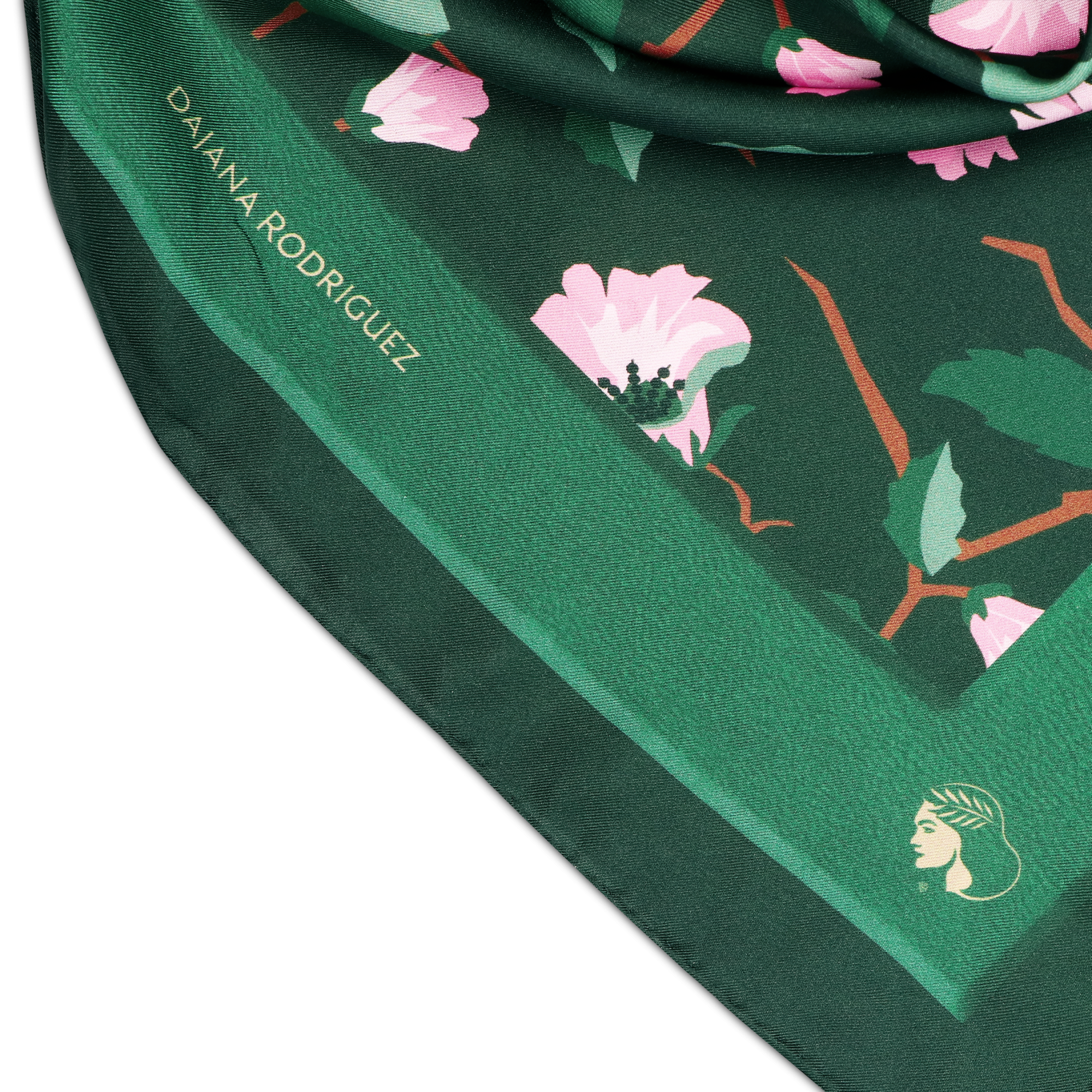 Scarf Lady D "DARK GREEN"