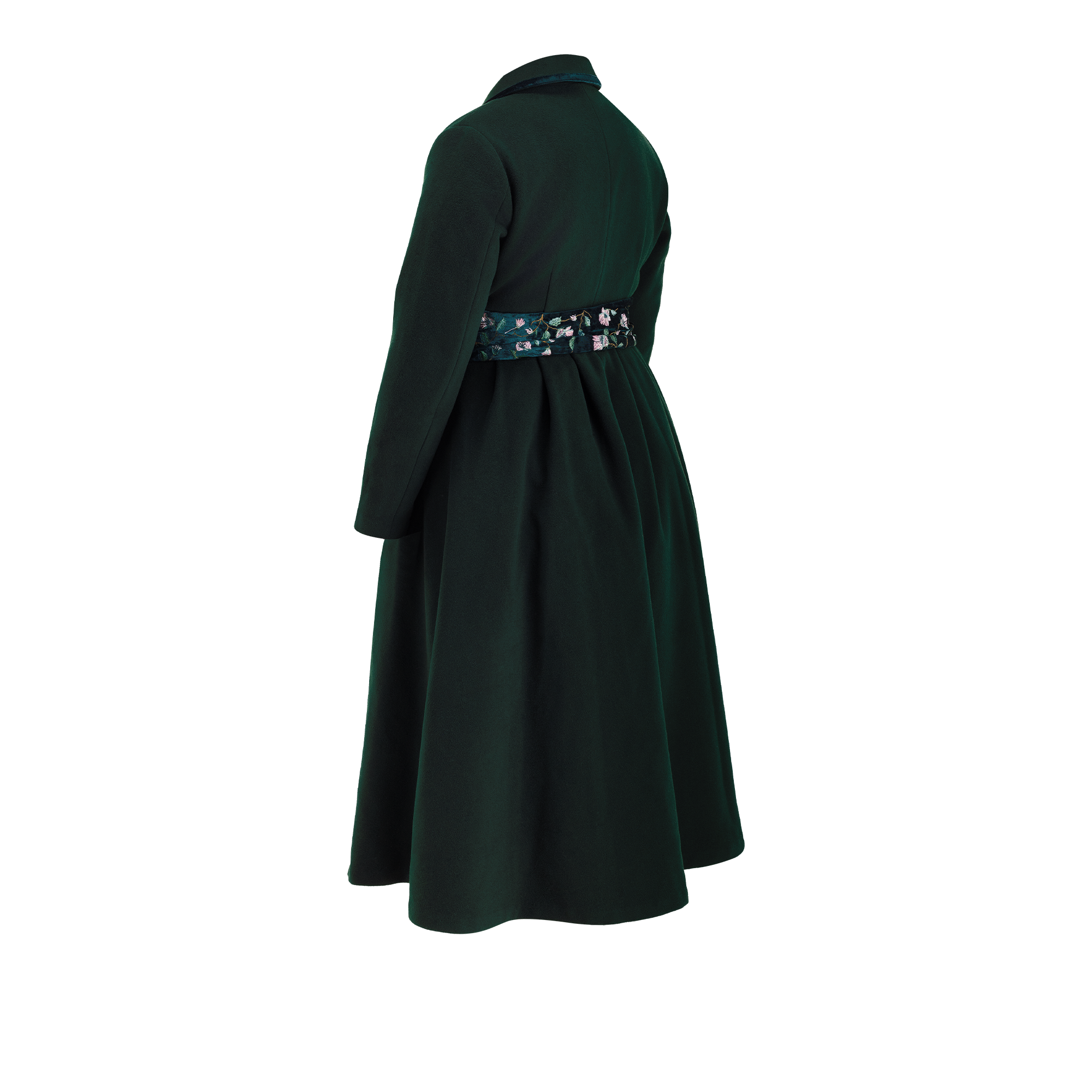 Coat Lady D "DARK GREEN"