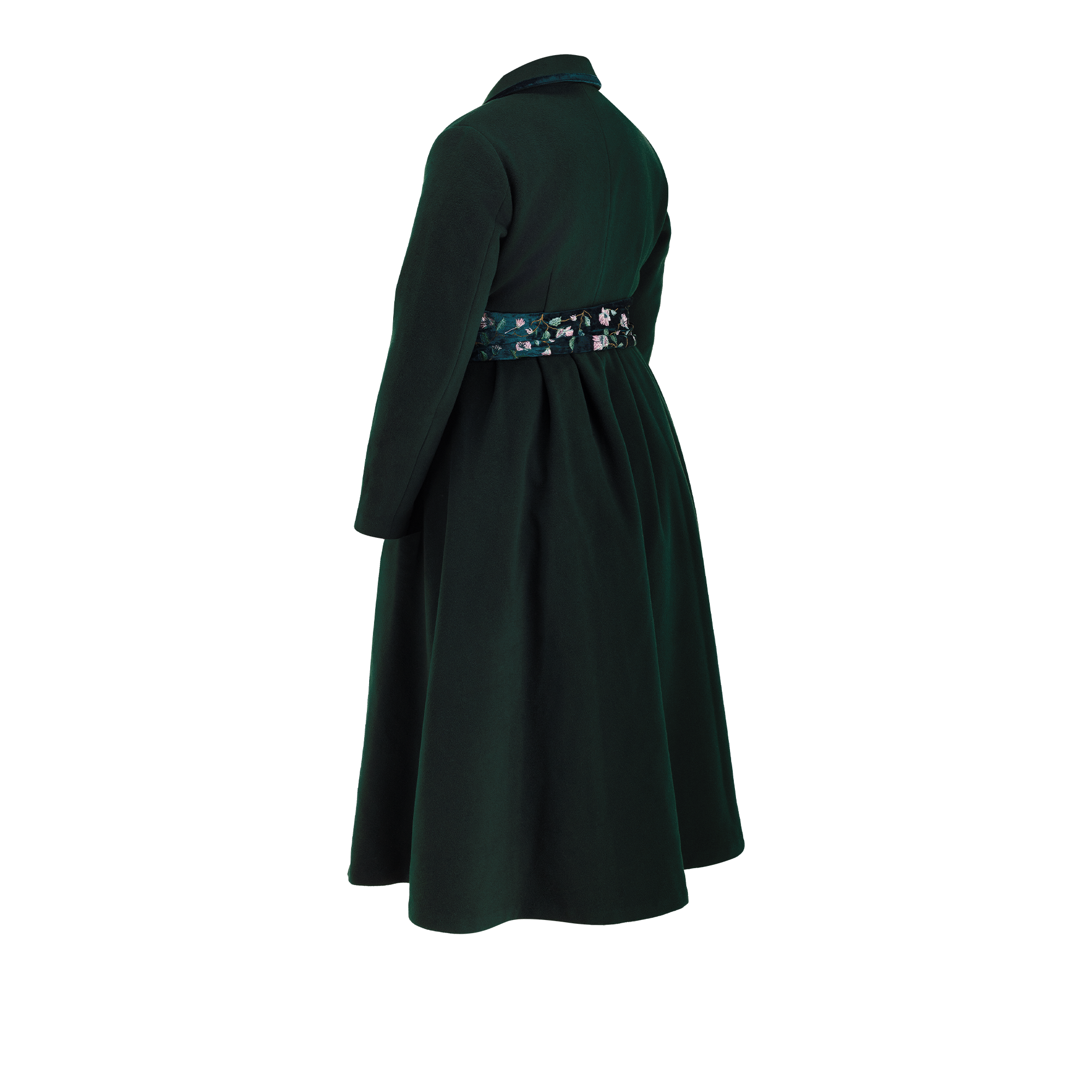 Coat Lady D "DARK GREEN"