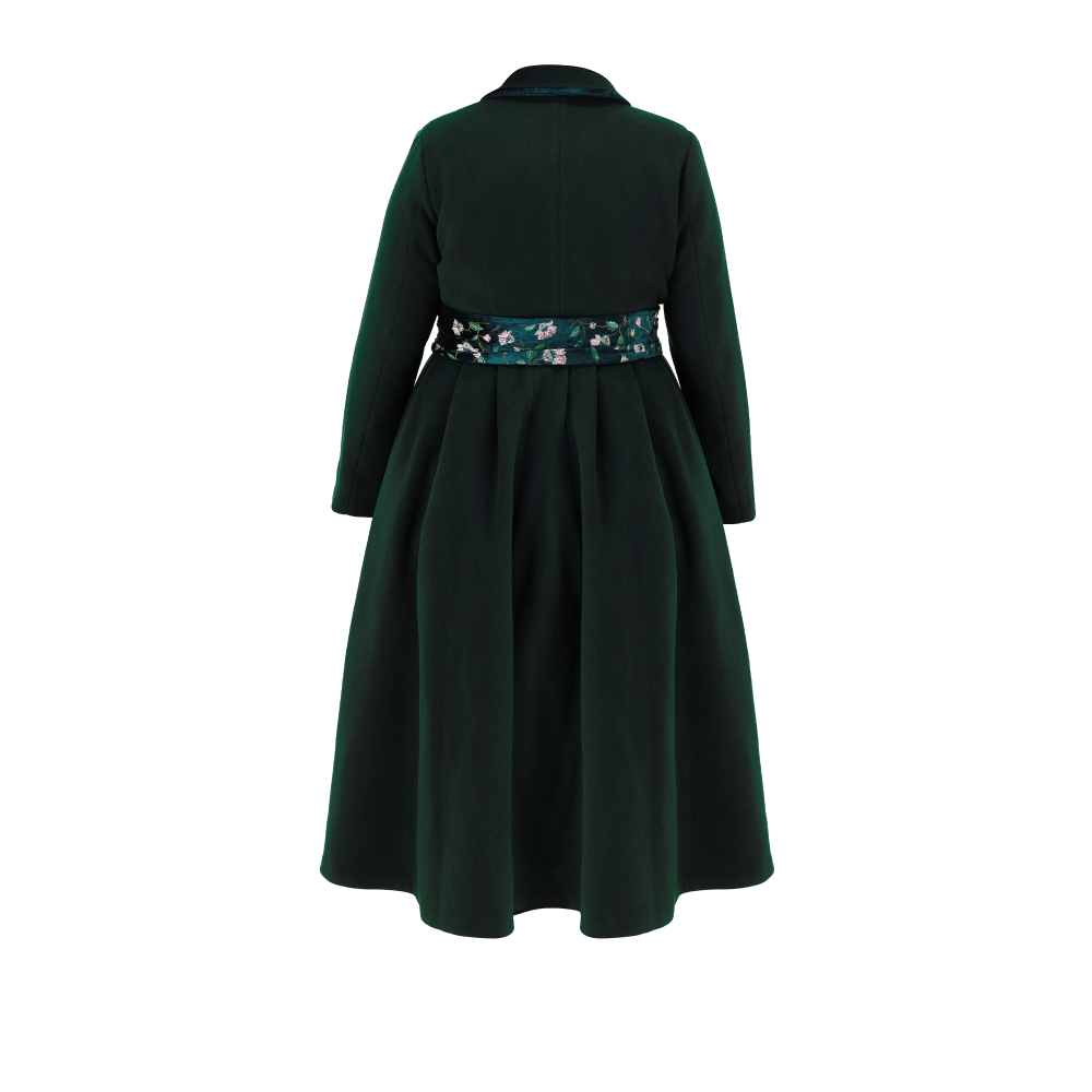 Abrigo Lady D "VERDE OSCURO"