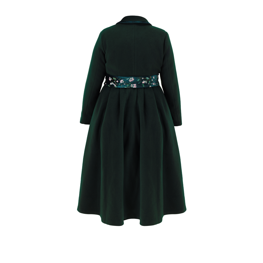 Abrigo Lady D "VERDE OSCURO"