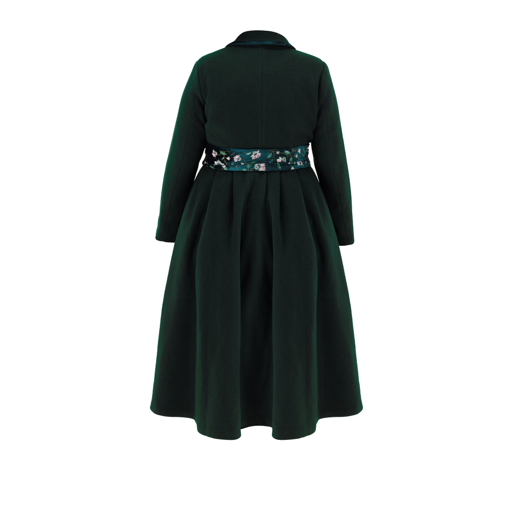 Coat Lady D "DARK GREEN"
