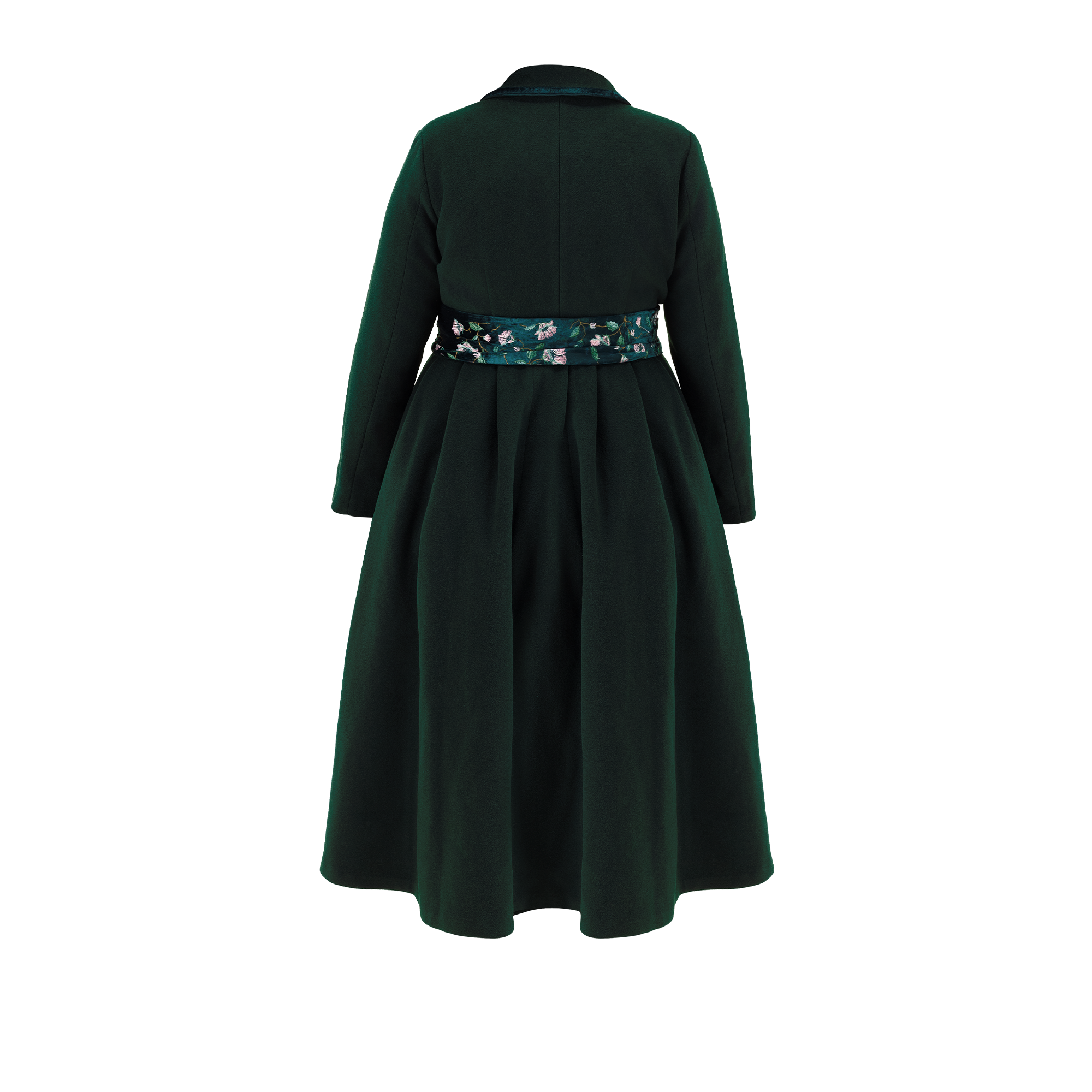 Coat Lady D "DARK GREEN"