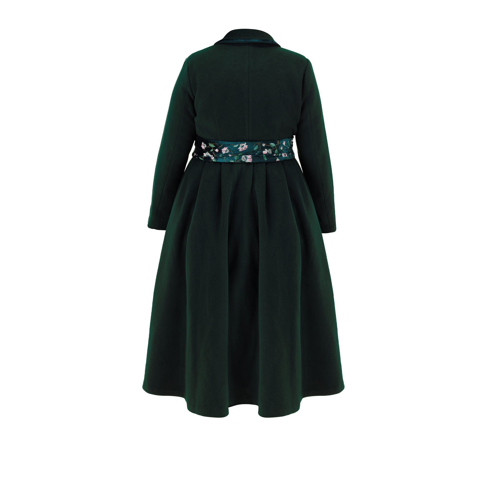 Coat Lady D "DARK GREEN"