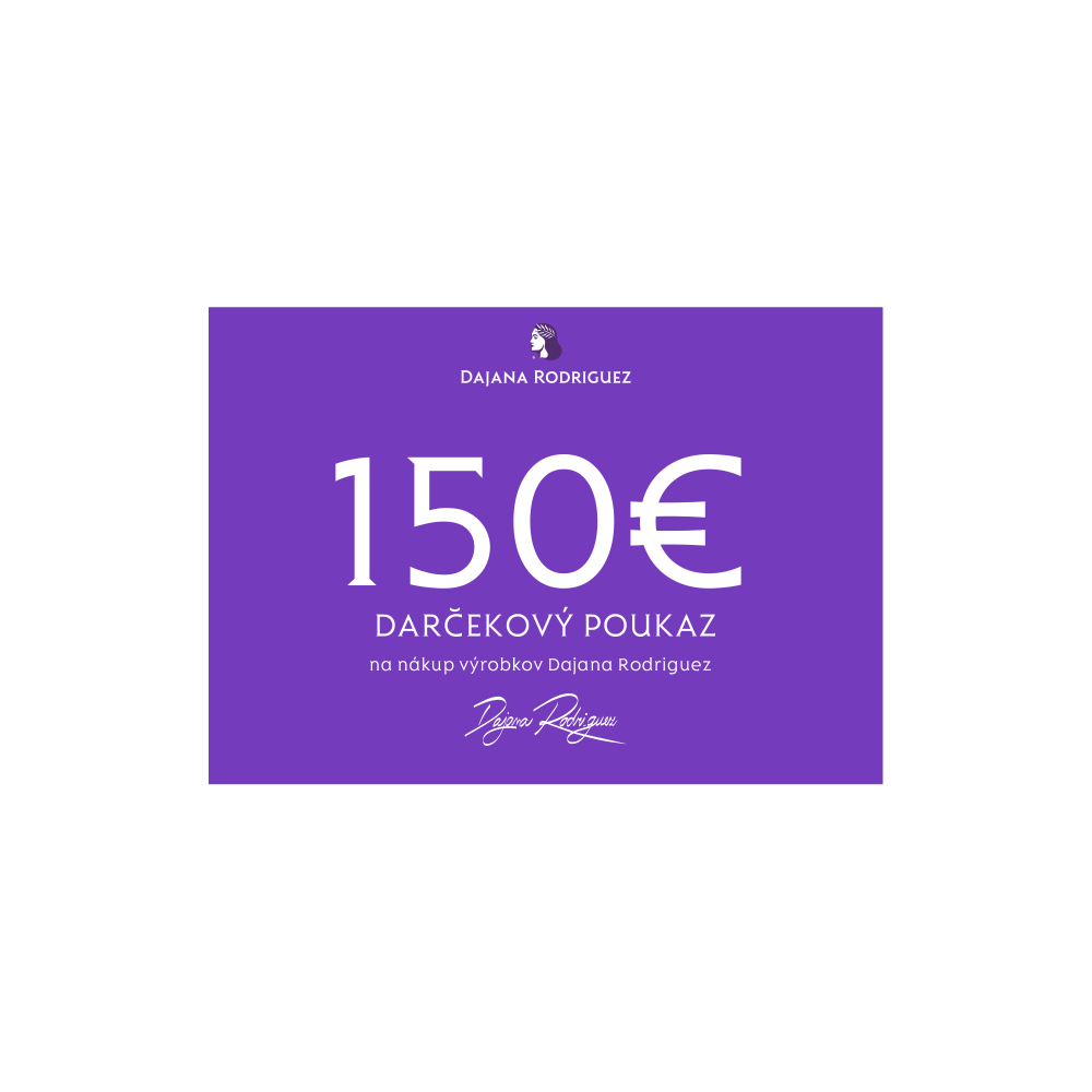 DÁRKOVÝ POUKAZ 150 €