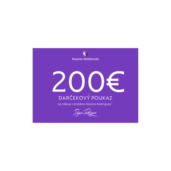 Darčekový poukaz 200€