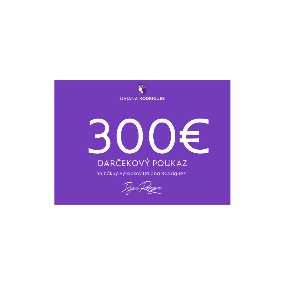 DÁRKOVÝ POUKAZ 300 €