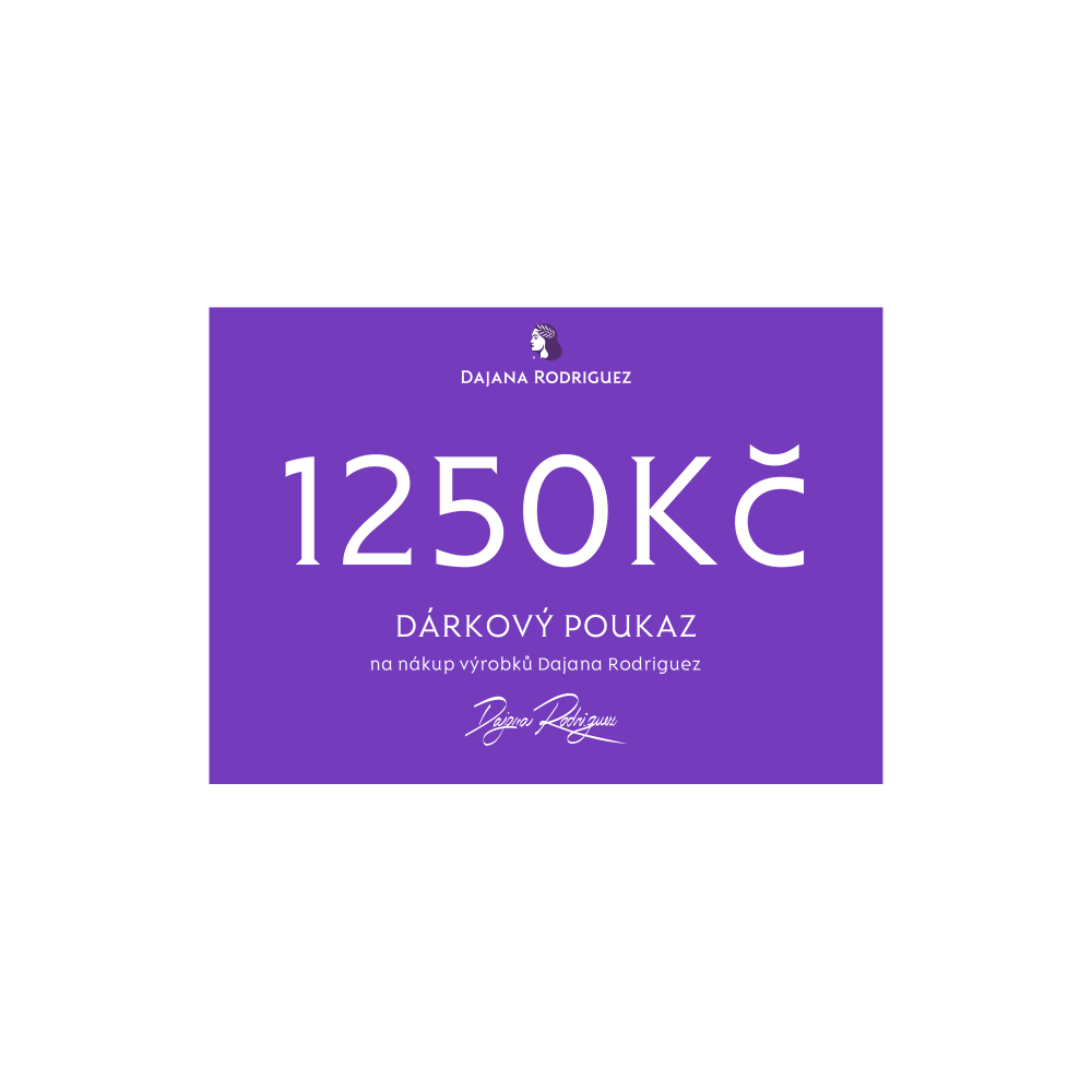 Dárkový poukaz 1 250 Kč