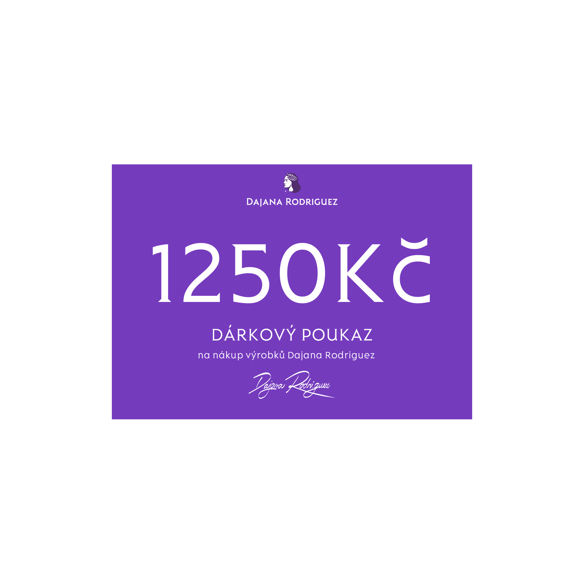 Dárkový poukaz 1 250 Kč