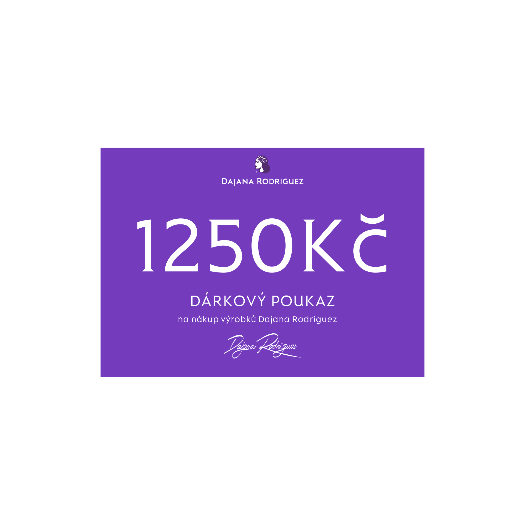 Dárkový poukaz 1 250 Kč