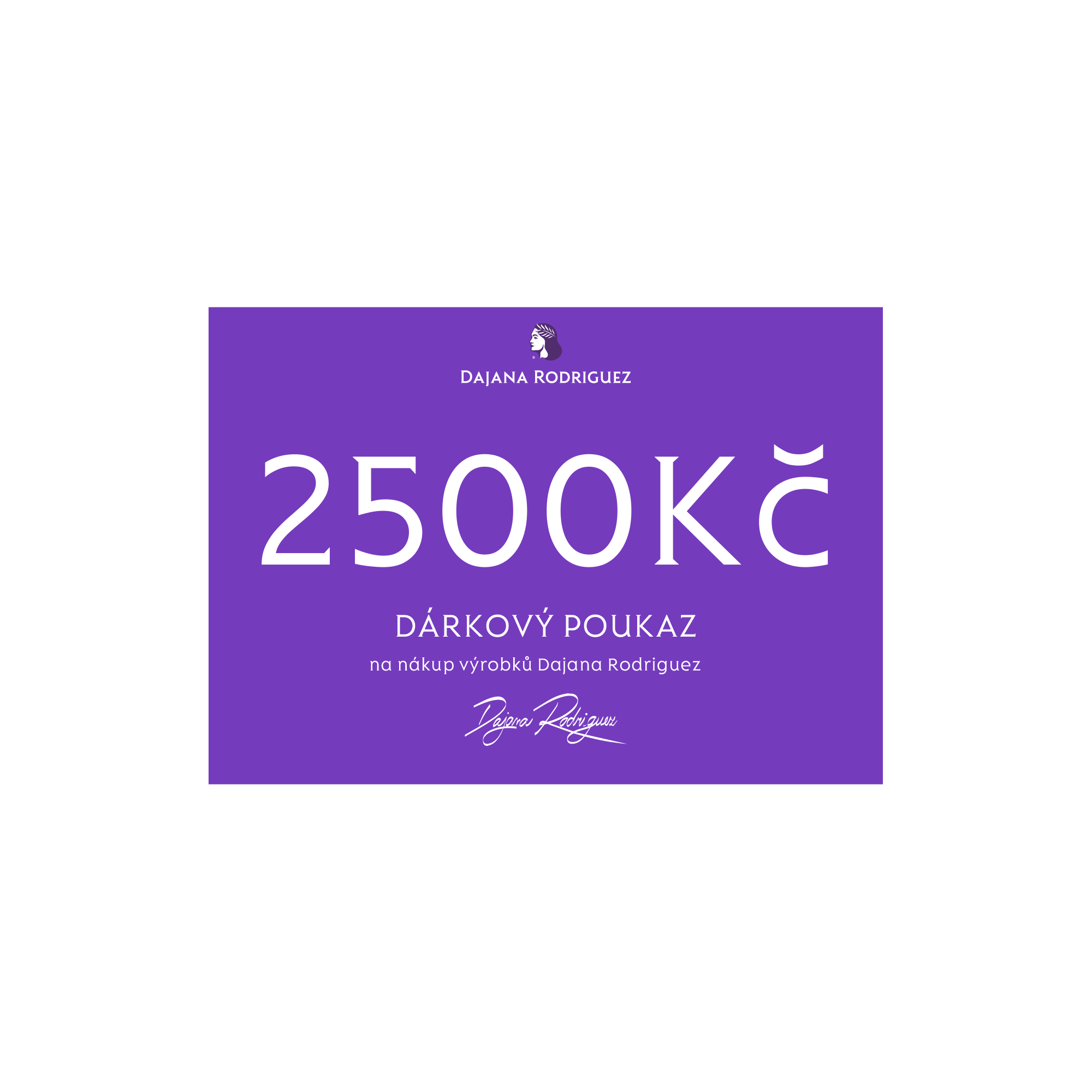  Dárkový poukaz 2 500 Kč