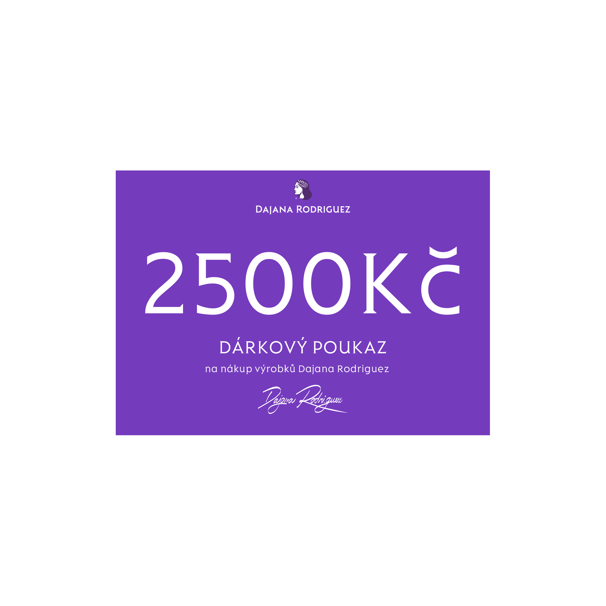  Dárkový poukaz 2 500 Kč