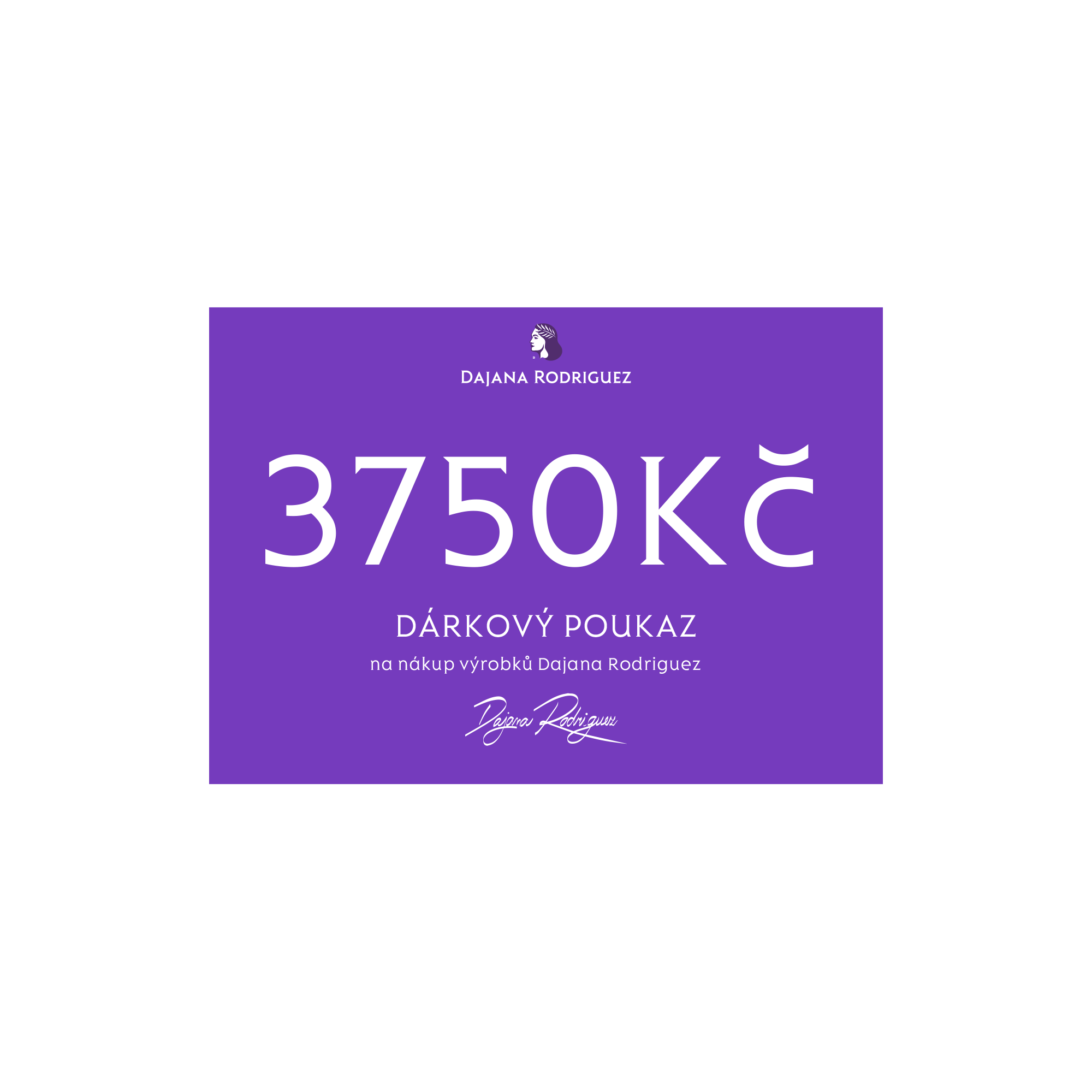  Dárkový poukaz 3 750 Kč