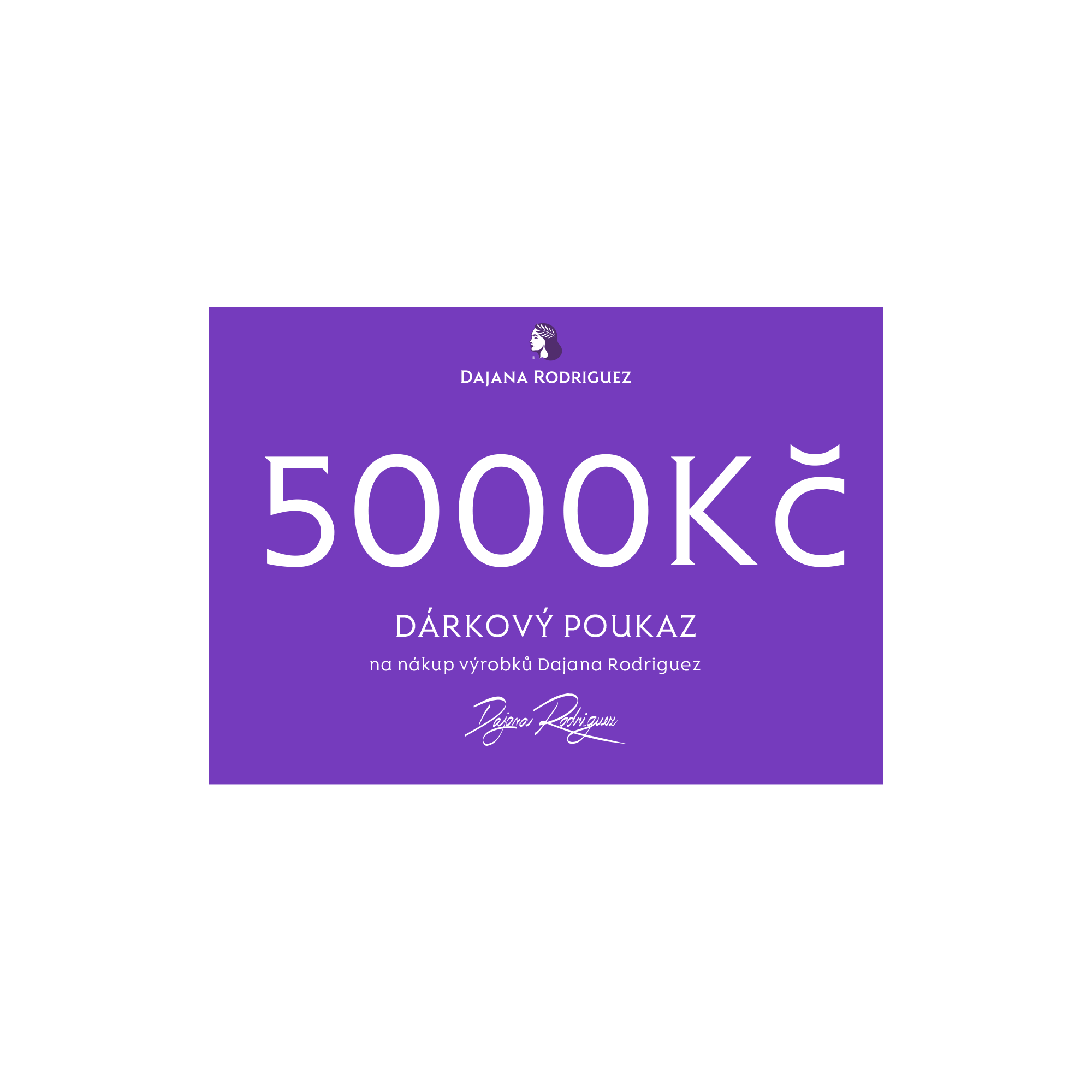 Dárkový poukaz 5 000 Kč